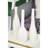 Ceramic Slim Textured Bottleneck Decorative Vase with Varying Patterns Set-284294632