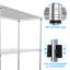 Étagère à 3 niveaux de rangement en fil d'acier Neketa H 48 po x l 48 po x P 18 po Neketa-1508488224