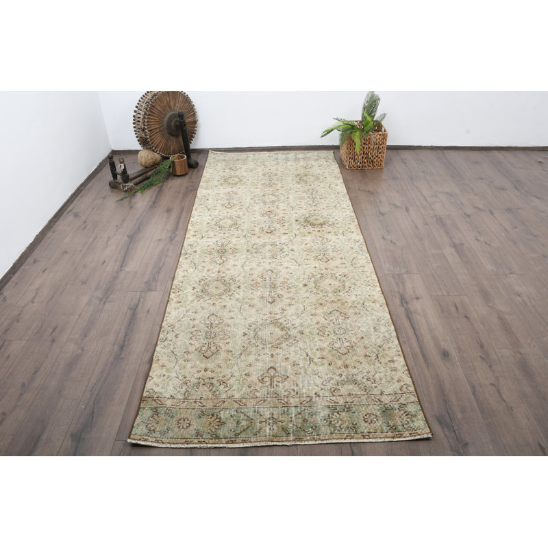 Tapis beige 1,4 x 3,6 pi Patchwork