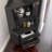 Wooden Corner Bar Cabinet With Mirrored Back-2029052132