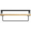Tablettes murales 2 pièces pour salle de bain, cuisine, chambre à coucher, tablette de salle de bain avec barre à serviettes-1263399626-1263399630