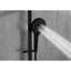 Douche à main à barre coulissante de 28 pouces, tuyau de 59 pouces, noir mat, acier inoxydable, pomme de douche réglable pour une expérience rafraîchissante avec tuyau et bar, baignoire confortable