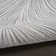 Central Park West Power Loom Polyester Abstract Area Rug in Gray