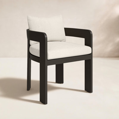 Fika Premium All-Weather Wicker Outdoor Dining Armchair with Cushion