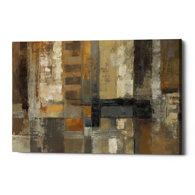 «One Way Street» par Silvia Vassileva, art mural sur toile, H 12 po x l 18 po x P 0,75 po