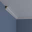 Moulure à couronne lisse traditionnelle Odessa H 1 5/8 po x P 1 5/8 po x F 2 1/4 po x L 94 1/2 po