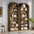 79.5" Tall Arched Bookshelf-474960572