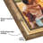 Vintage Picture Frame with Beaded Accents with Shatter Resistant Glass and Easel Stand-109727915-109726405