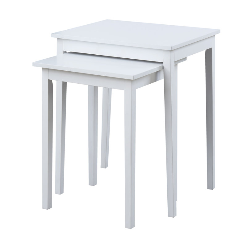 Tables gigognes Carbin, Blanc