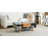 Pedestal 43" W Rectangular Coffee Table with Two Storage Drawers