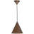 1 - Light Antique Copper Single Pendant