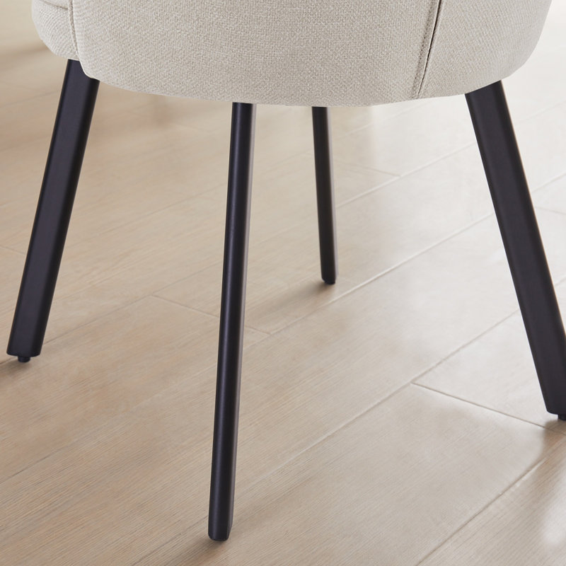 41cm H Fabric Upholstered Side Chair, Beige