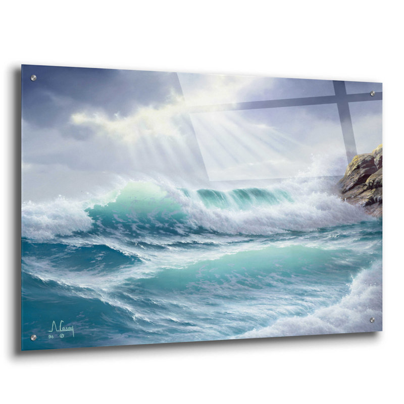 " Emotional Waters " by Anthony Casay, 24" H x 36" W x 0.2" D