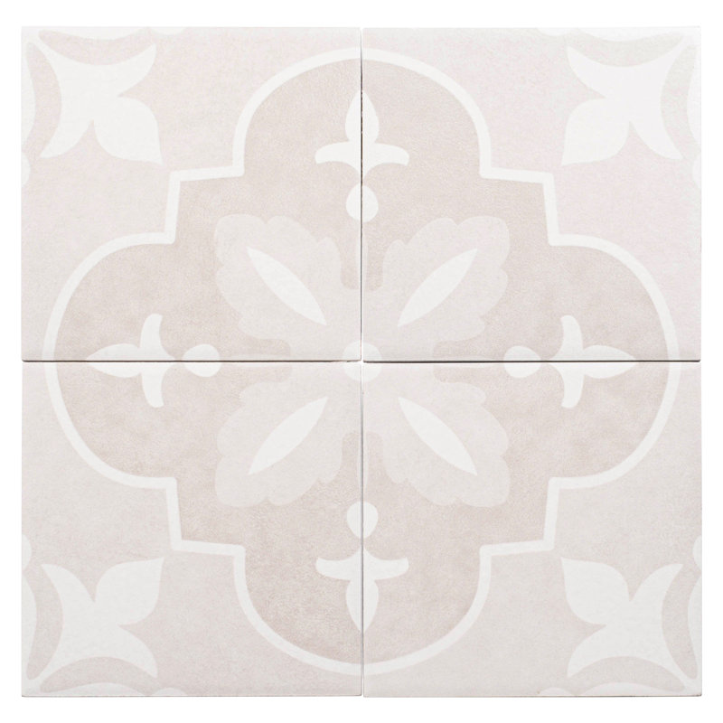 Occitan 6-in. Spanish/Moroccan Matte Porcelain Wall & Floor Tile, Villardo