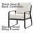 Maui 4 Pc Outdoor Set-off White