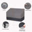 Housse de causeuse robuste 2 places 58 x 32,5 x 31 pouces, housse de canapé de patio 600D Oxford imperméable avec sangles coupe-vent et évent pour meubles d'extérieur