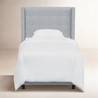 Hanson Upholstered Wingback Bed