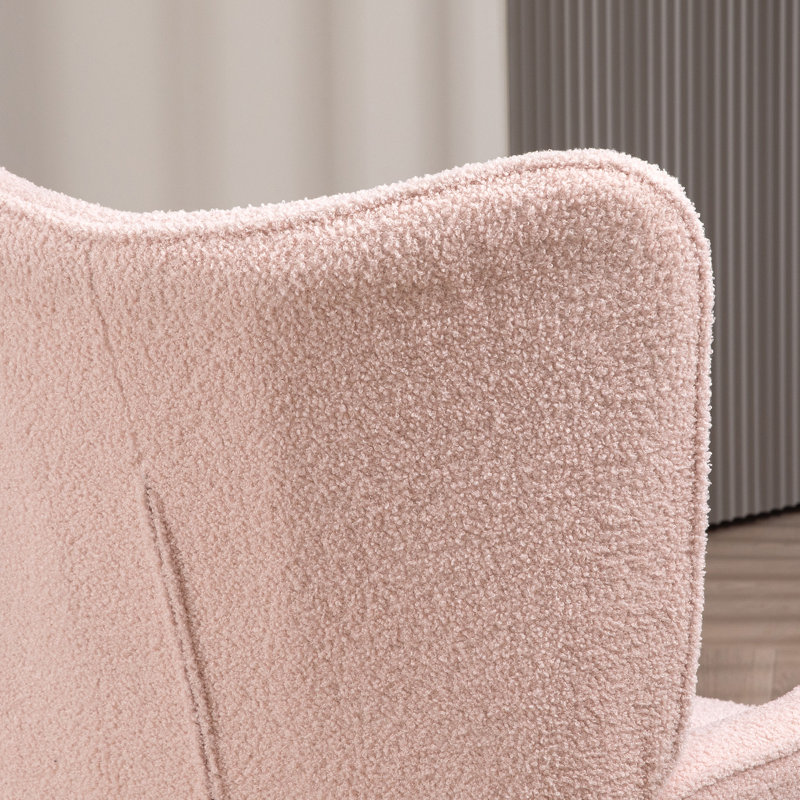 Fauteuil large 28 po Clavens, Rose