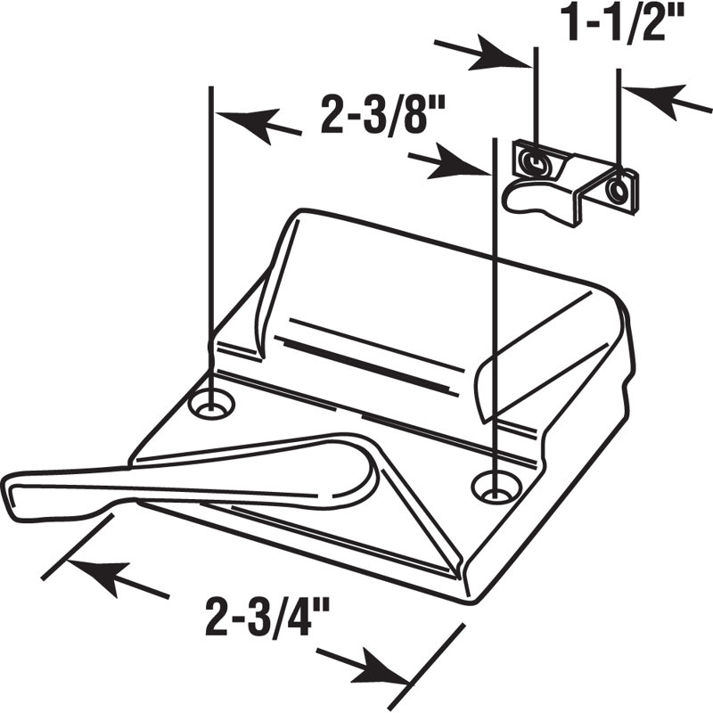 Quincaillerie de serrure de fenêtre sans clé Prime-Line