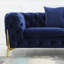 Ensemble de salon en velours 3 pièces-91460917