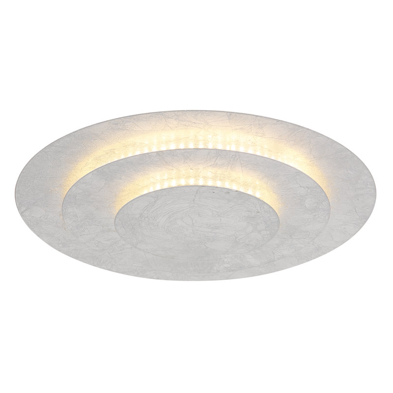 LED Flush Mount, Silver