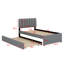 Lit plateforme tapissier avec lit gigogne-69841875
