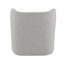 Fauteuil d'appoint en tweed gris