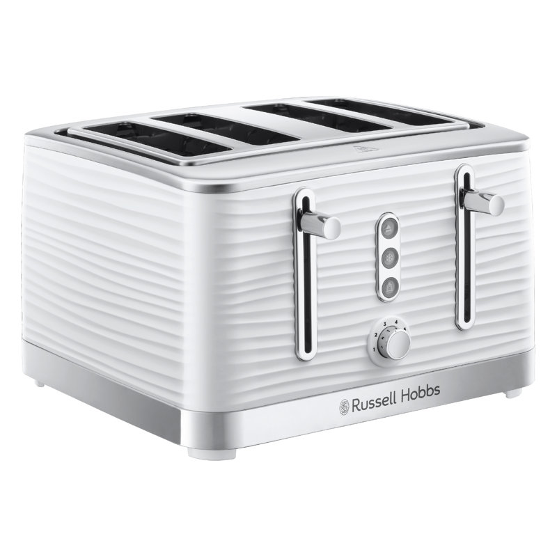 Russell Hobbs Inspire 4 Slice Toaster, White