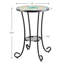 Table d'appoint de patio avec tablette Fenske-1618583326