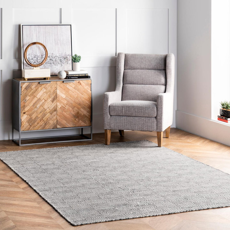 Bentley Geometric Hand Woven Area Rug, Rectangle 229 x 290cm