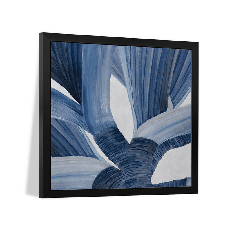 Affiches encadrées Blue Tropical Steam II, H 16 po x l 16 po
