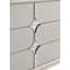 Commode 6 tiroirs Emmagrace blanc perle