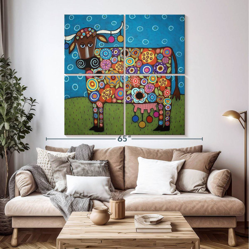 Vache Ashelle, H 50 po x l 50 po