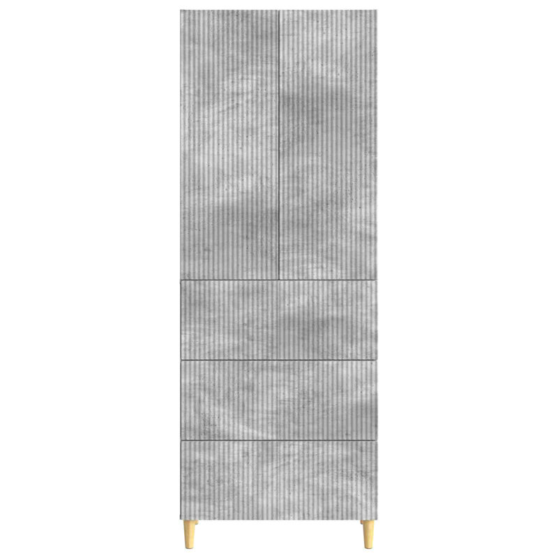 Storage Cabinet, Concrete Grey