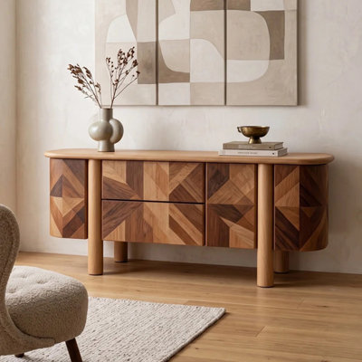 Chinese-style retro minimalist sideboard
