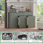 Armoire à déchets coulissante 26 gallons avec tablette et tiroir réglables-130405896-130405902