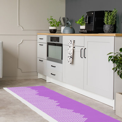 Chenille Geometric Indoor Rug