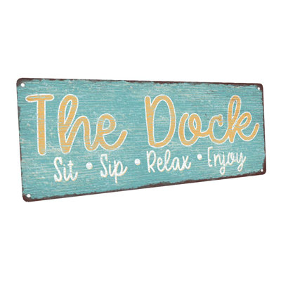 The Dock - Print on Metal