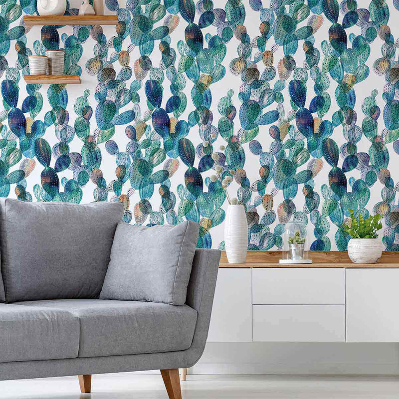 Peel & Stick Floral Tile, 126" L x 24" W