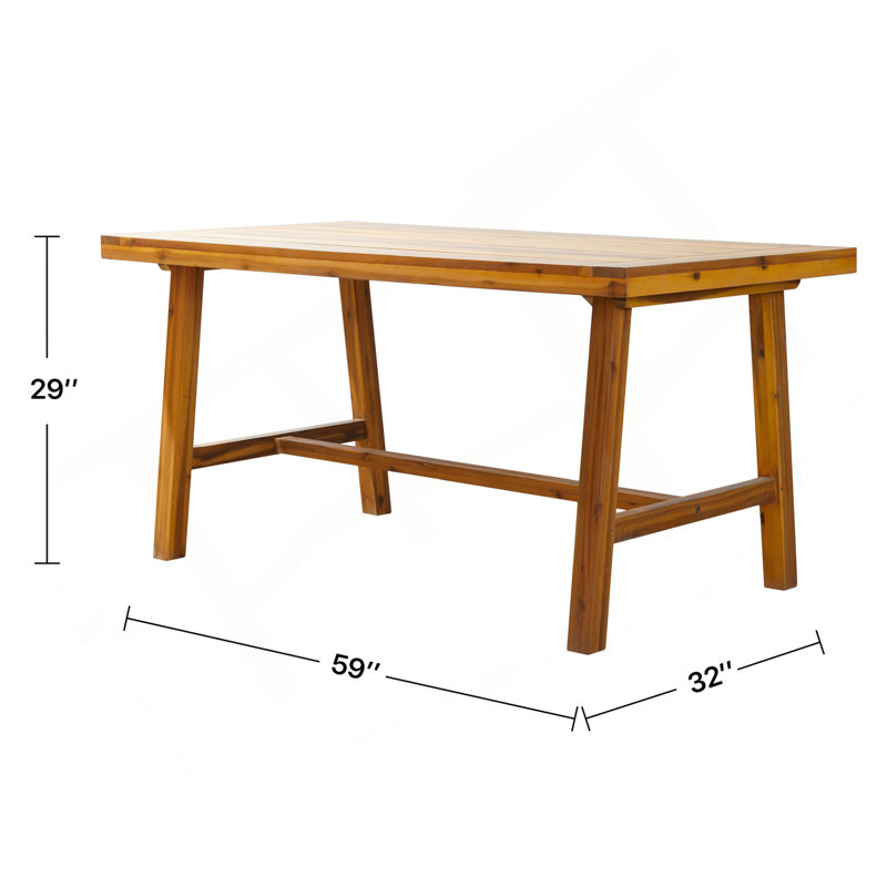 Table de salle à manger Miami, Jaune