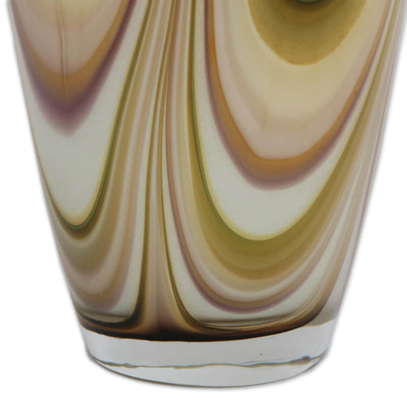 Colberg 13.75'' Handmade Glass Table Vase