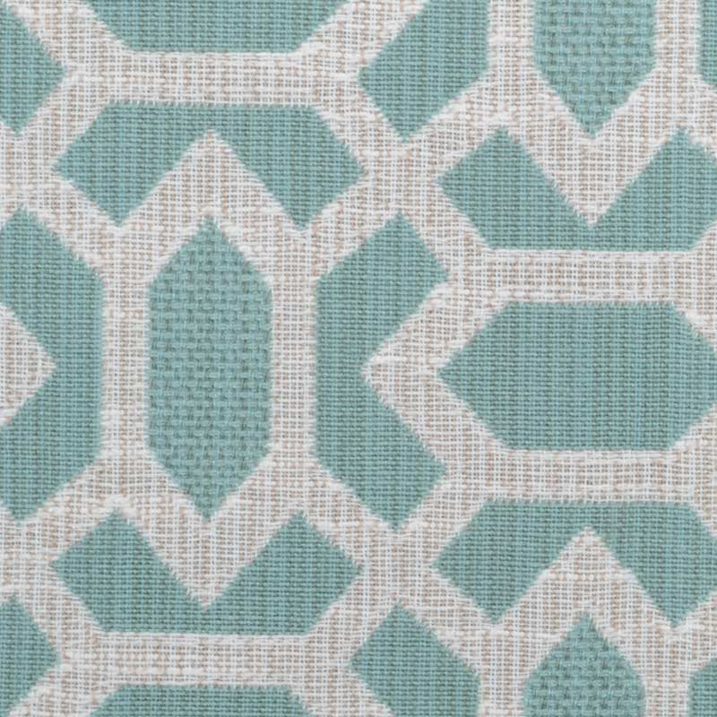 Beau Monde Prints And Wovens Fabric, Turquoise