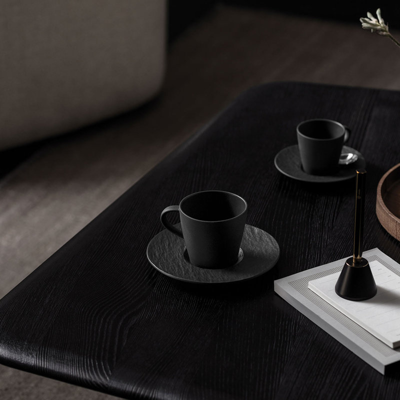 Villeroy & Boch Manufacture Coffee 6.25" Saucer, Black