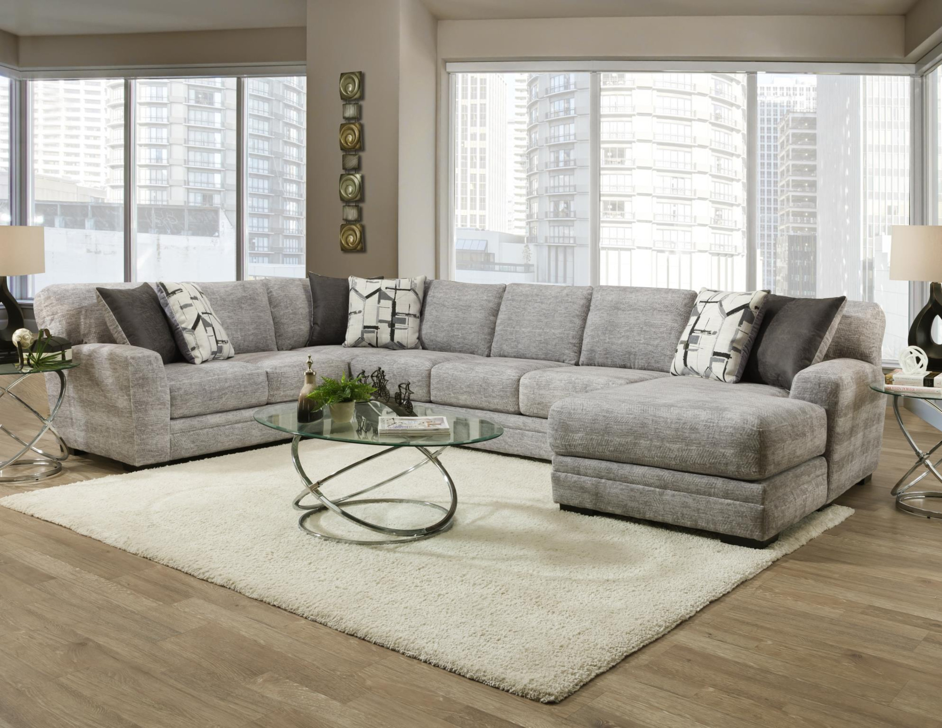 Corner sectional with left shop chaise