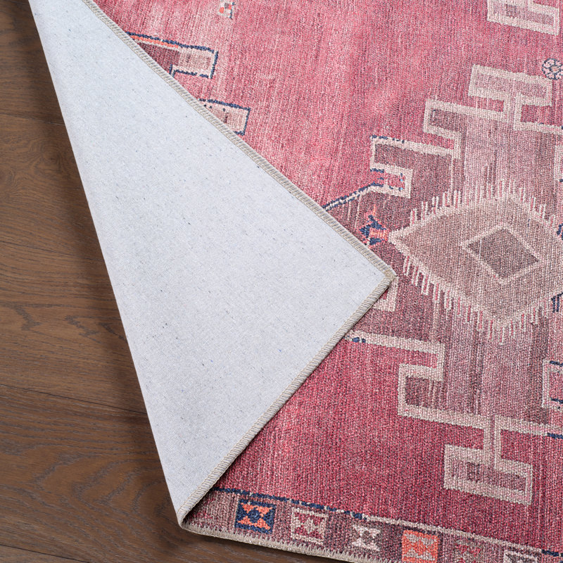 Asuncin Polyester Machine Washable Rug, Rectangle 10' x 14'