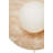 Elegant Wall Lamp with Travertine Body, Beige & White | 9.5 in Height, 4 in Base Plate | On/Off Button on Cable, Socket Type: G9 Max 10W (Bulb Not Included) | Stylish Lighting for Home Decor & Ambiance