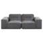 Canapé modulaire 83,6 po à 3 places - Chenille scintillante moderne capitonnée pour le salon, l’appartement-1239963176