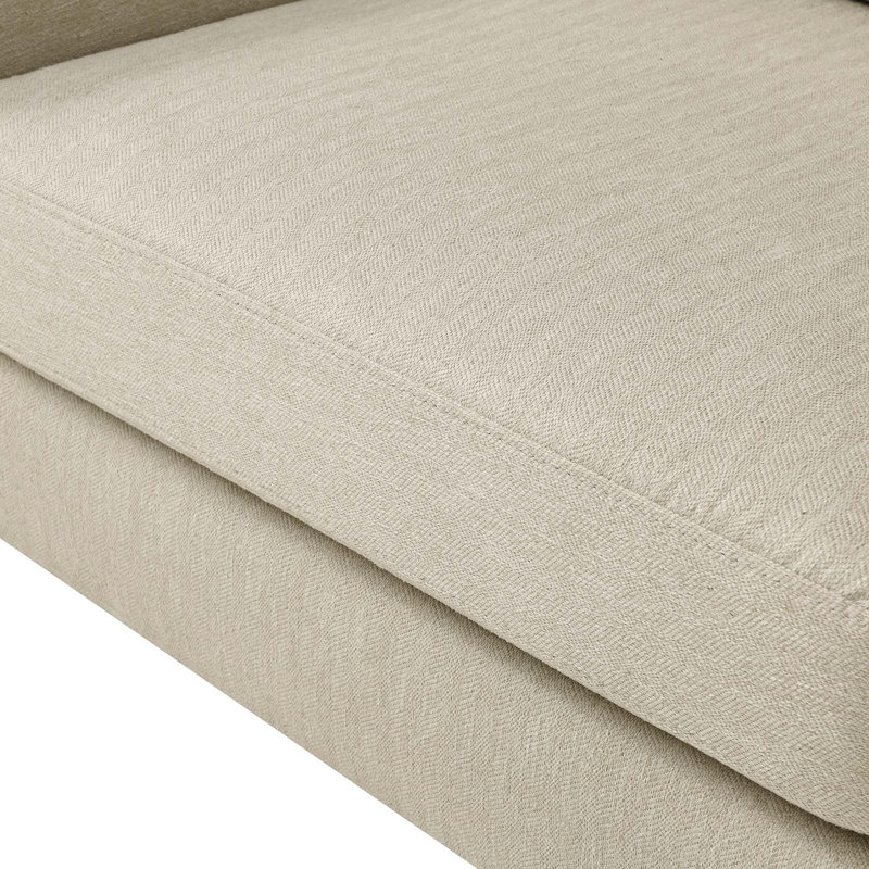 Corland Upholstered Loveseat, Beige