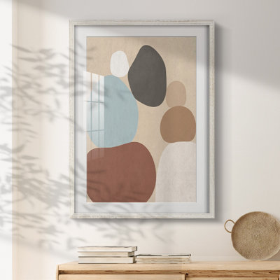 Stone Stacking -Framed Print