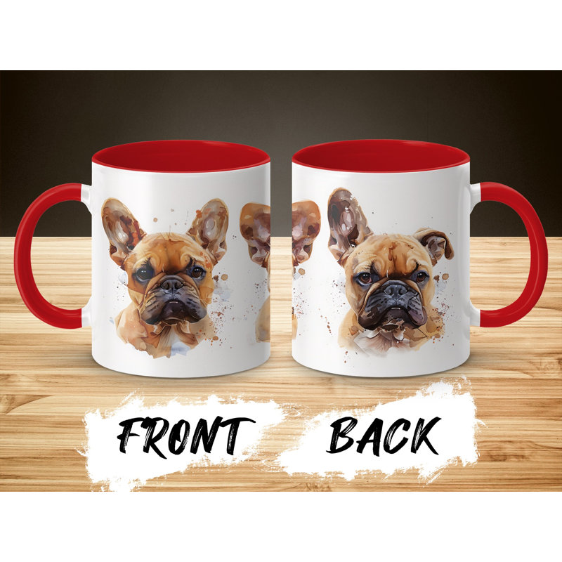 Ceramic Coffee Mug, 4, Red